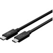 Kabel USB 4.0 USB C vidlice,z obou stran 0,7m černá 40bps