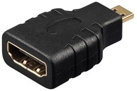 Redukce HDMI(A) zdířka-HDMI(D)-MICRO konektor