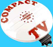 Aktivní anténa COMPACT-TV +zdroj disk
