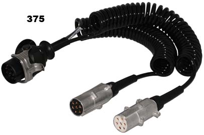 ERICH JAEGER adaptér kabel spirálový 24V z 15P na 2x7P zásuvku