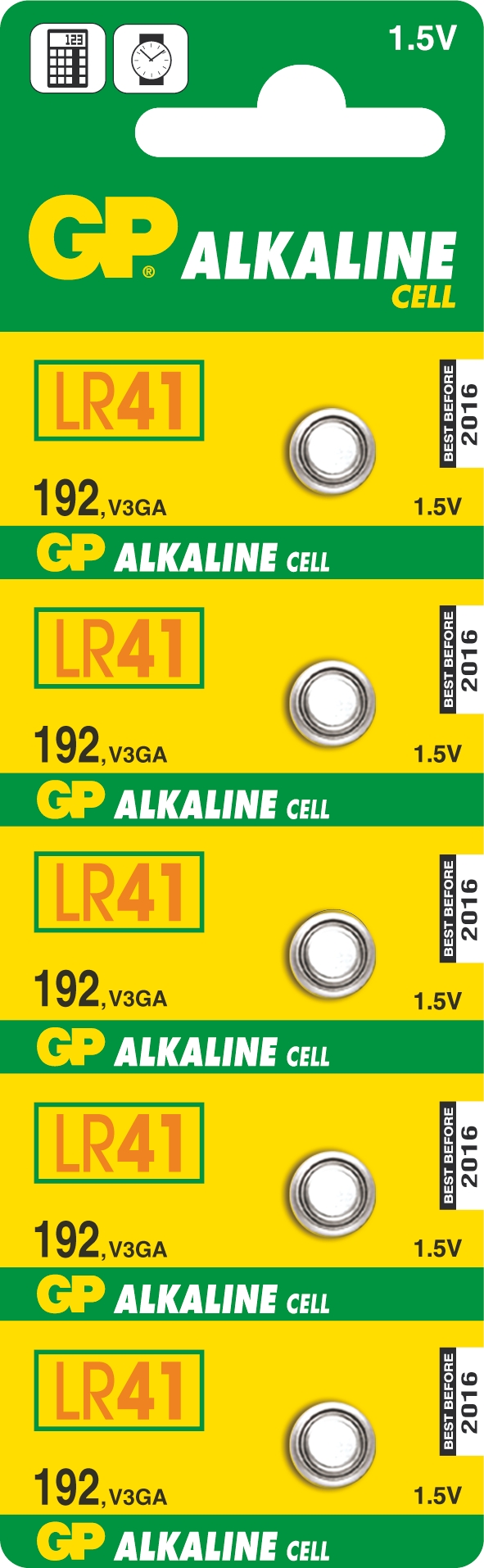 GP BATTERIES Alkalická knoflíková baterie GP 192F (LR41)