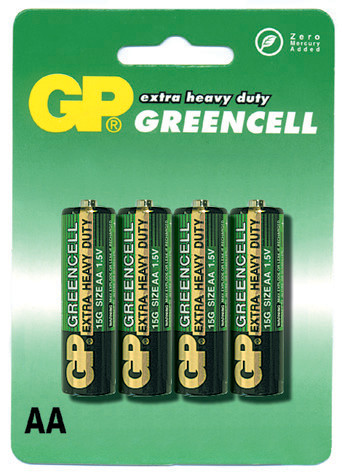 GP BATTERIES Zinková baterie GP Greencell AA (R6)