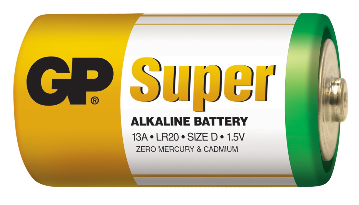 GP BATTERIES Alkalická baterie GP Super D (LR20)