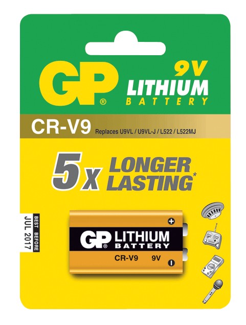 GP BATTERIES Lithiová baterie GP 9V (CR-V9)