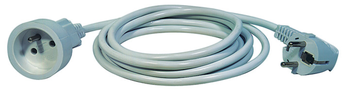 EMOS P0111 Prodlužovací kabel – spojka, 1,5m, bílý