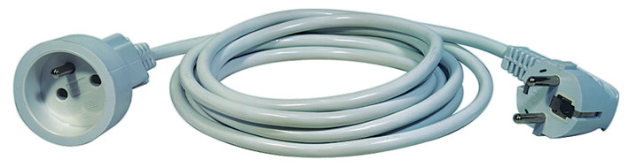 EMOS P0112 Prodlužovací kabel – spojka, 2m, bílý
