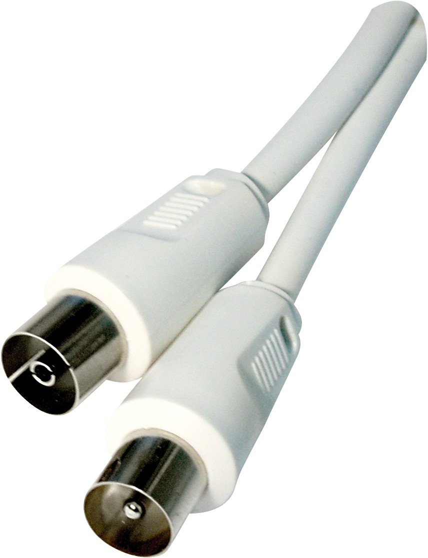 EMOS SB3002 Anténní koaxiální kabel stíněný 2,5m - rovné vidlice