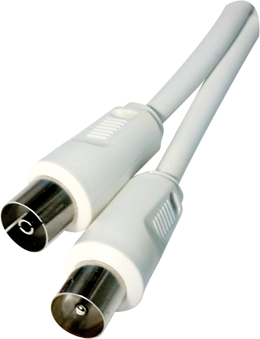 EMOS SB3010 Anténní koaxiální kabel stíněný 10m - rovné vidlice