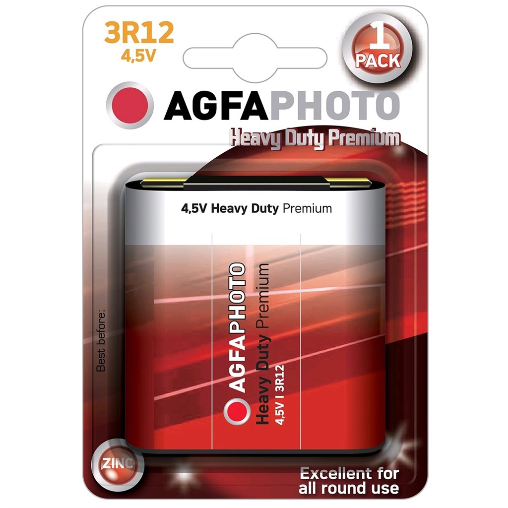 SOLIGHT AP-3R12-1B AgfaPhoto zinková baterie 4,5V, blistr 1ks