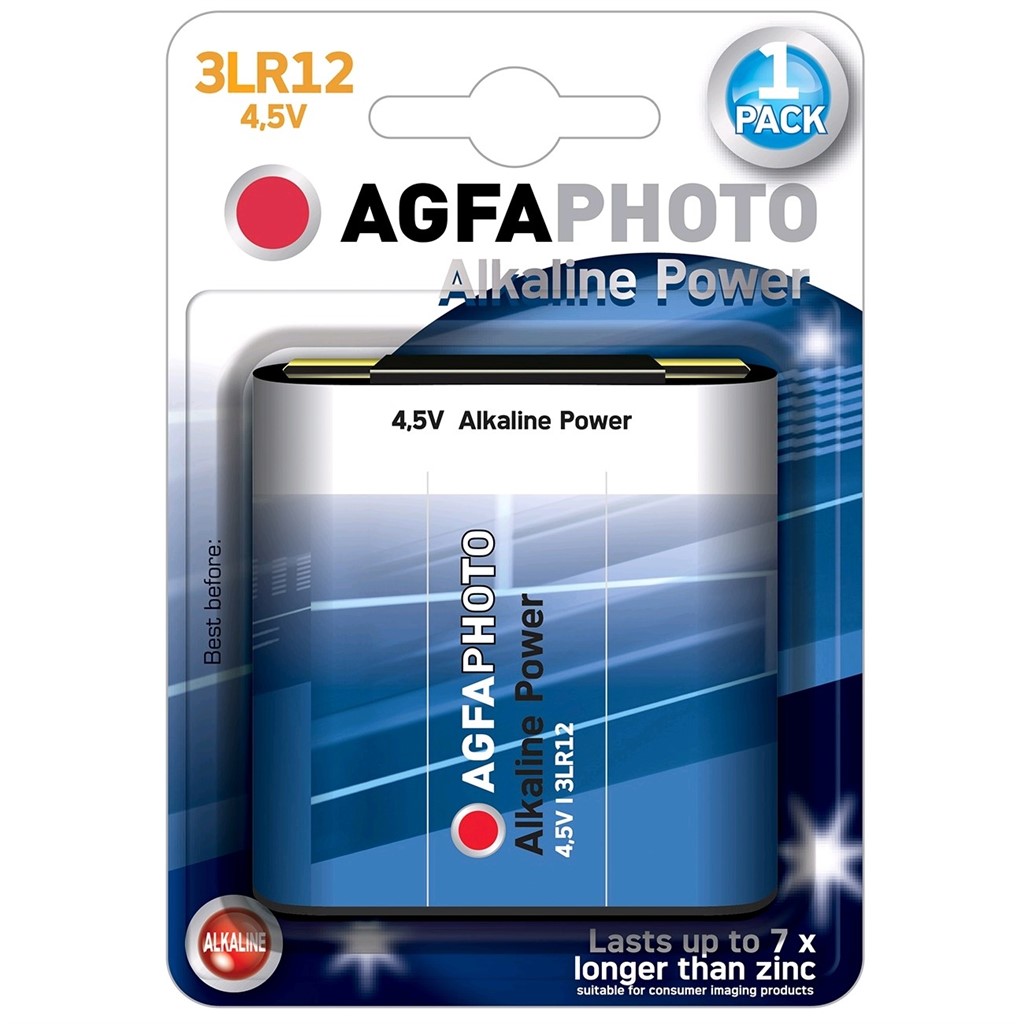 SOLIGHT AP-3LR12-1B AgfaPhoto Power alkalická baterie 4,5V, blistr 1ks