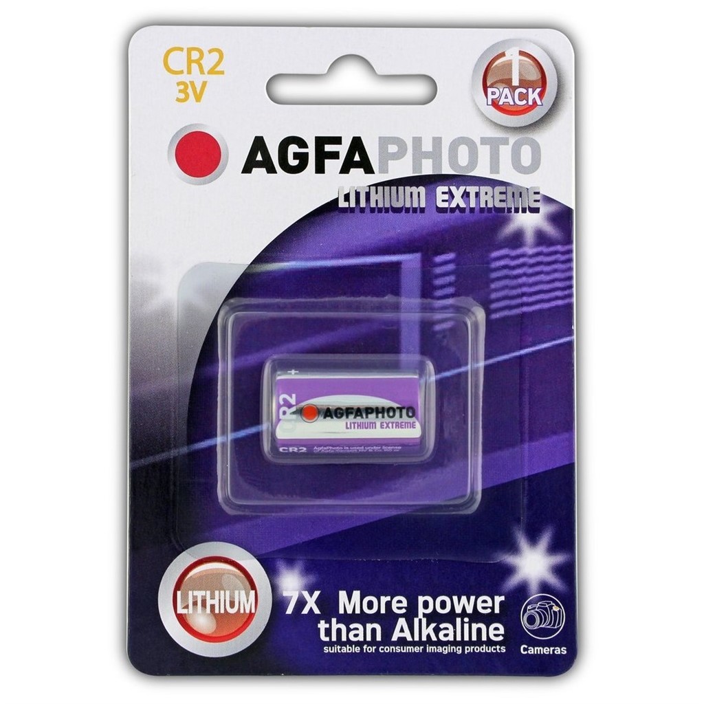 SOLIGHT AP-CR2-1B AgfaPhoto lithiová foto baterie CR2, blistr 1ks