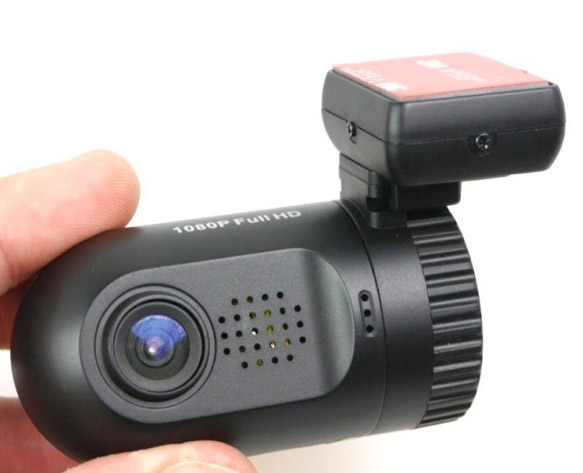 Miniturní FULL HD kamera, GPS + 1,5&quot; LCD, LDW, FCWS, HDR