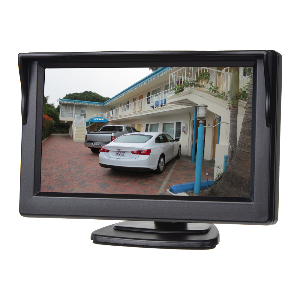 LCD monitor 4,3&quot; černý na palubní desku