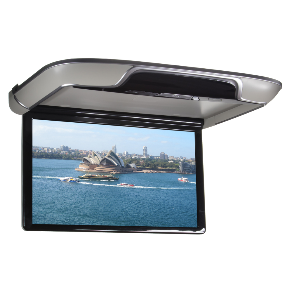 Stropní LCD monitor 15,6&quot; šedý s OS. Android HDMI / USB, dálkové ovládání se snímačem pohybu