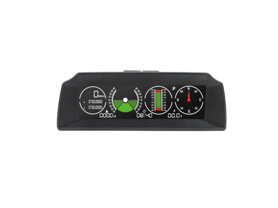 Palubní DISPLEJ 5,2&quot; LCD, GPS měřič rychlosti s vestavěným víceosým gyroskopem
