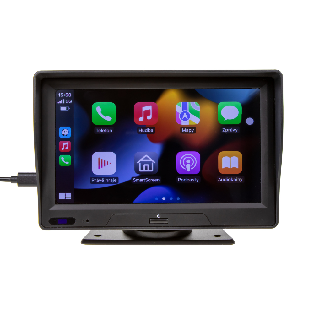 Monitor 7&quot; s Apple CarPlay, Android auto, Bluetooth, DUAL DVR