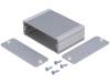 FISCHER ELEKTRONIK Krabička s panelem AKG X:71mm Y:50mm Z:24mm hliník šedá