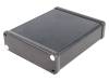 HAMMOND Krabička s panelem 1455 X:103mm Y:120mm Z:30,5mm hliník černá