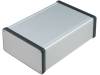 HAMMOND Krabička s panelem 1455 X:103mm Y:160mm Z:53mm hliník šedá