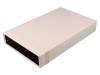 HAMMOND Krabička s panelem 1598 X:160mm Y:250mm Z:40mm polystyrén šedá