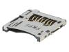 MOLEX Konektor pro karty SD Micro push-push, inverzní SMT zlacený