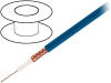 TASKER Kabel koaxiální 1x75Ω licna OFC PVC modrá 100 ks 2kVAC