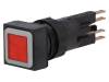 EATON ELECTRIC Přepínač tlačítkový 1-polohové 16mm červená žárovka 24V