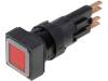 EATON ELECTRIC Přepínač tlačítkový 2 polohy 16mm červená žárovka 24V