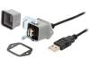 ENCITECH Kabel-adaptér USB A zásuvka, USB A vidlice 1310 V: USB 2.0