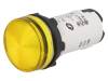 SCHNEIDER ELECTRIC Kontrolka 22mm Podsv: LED 230V AC plochá IP65 barva žlutá