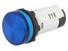 SCHNEIDER ELECTRIC Kontrolka 22mm Podsv: LED 230V AC plochá IP65 barva modrá