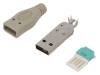 LOGILINK Zástrčka USB A vidlice na kabel bez nástrojů PIN:4 přímý