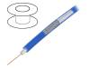 TELESTE Kabel: koaxiální RG59 1x75Ω drát Cu PVC modrá 100m