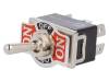 NINIGI Přepínač páčkový 3 polohy DPDT ON-OFF-ON 10A/250VAC -55÷65C