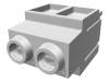 HARTING Konektor: svorkovnice do plošného spoje 10,16mm H:29,3mm 60A