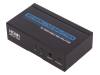 QOLTEC Rozbočovač HDMI 1.3 Barva: černá Vst: DC zásuvka, HDMI zásuvka