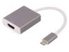 QOLTEC Adaptér USB 3.1 HDMI zásuvka, USB C vidlice 182mm