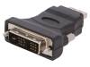 ASSMANN Adaptér DVI-D (18+1) vidlice, HDMI zásuvka Barva: černá AK-320500-000-S