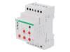 F&F Modul: proudové hlídací relé proud AC DIN DPDT 0÷20s IP20
