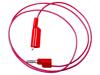 MUELLER ELECTRIC BU-2030-A-60-2 Měřicí šňůra PVC 1,5m červená 5A 300V Průř.vod: 0,51mm2