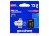 GOODRAM Paměťová karta SD XC Micro 128GB Čtení: 100MB/s Zápis: 10MB/s