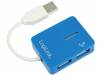 LOGILINK Hub USB USB 1.1,USB 2.0 PnP modrá Počet portů: 4 480Mbps