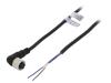 AUTONICS Připojovací kabel M12 PIN: 2 úhlový 2m zástrčka Izolace: PVC