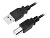 LOGILINK Kabel USB 2.0 USB A vidlice,USB B vidlice niklovaný 2m černá