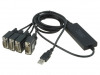 DIGITUS Převodník USB- RS232 chipset FTDI/FT4232RL 1,5m V: USB 2.0