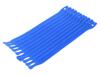HELLERMANNTYTON Stahovací pásek se suchým zipem L: 200mm W: 12,5mm modrá 10ks