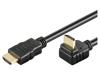 GOOBAY Kabel HDMI 1.4 HDMI vidlice,HDMI zástrčka 270 0,5m černá