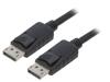 QOLTEC Kabel DisplayPort 1.2 DisplayPort vidlice,z obou stran 1,5m