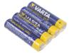 VARTA MICROBATTERY Baterie: alkalická 1,5V AAA Industrial PRO Počet čl: 4