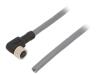 ALPHA WIRE Připojovací kabel M8 PIN: 4 úhlový 5m zástrčka -25÷80C IP67